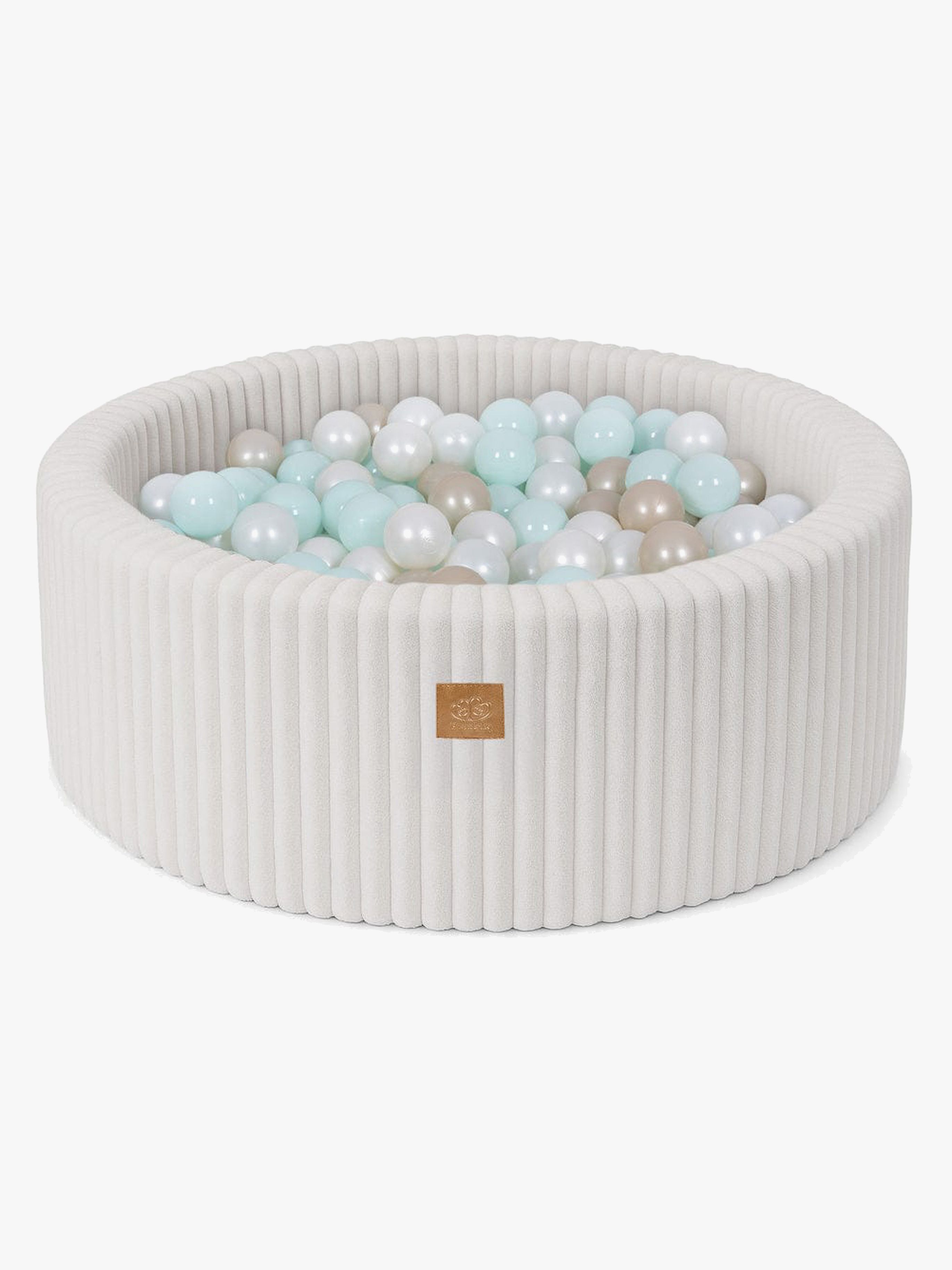 MeowBaby Churros Bällebad Cotton Candy, Mint/Silver