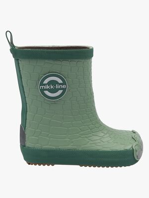 Mikk-Line Barefoot Dragon Gummistiefel, Green Milieu