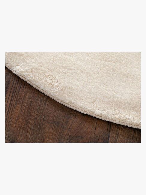 KMCarpets Teppich Rund 120, Soft Natur