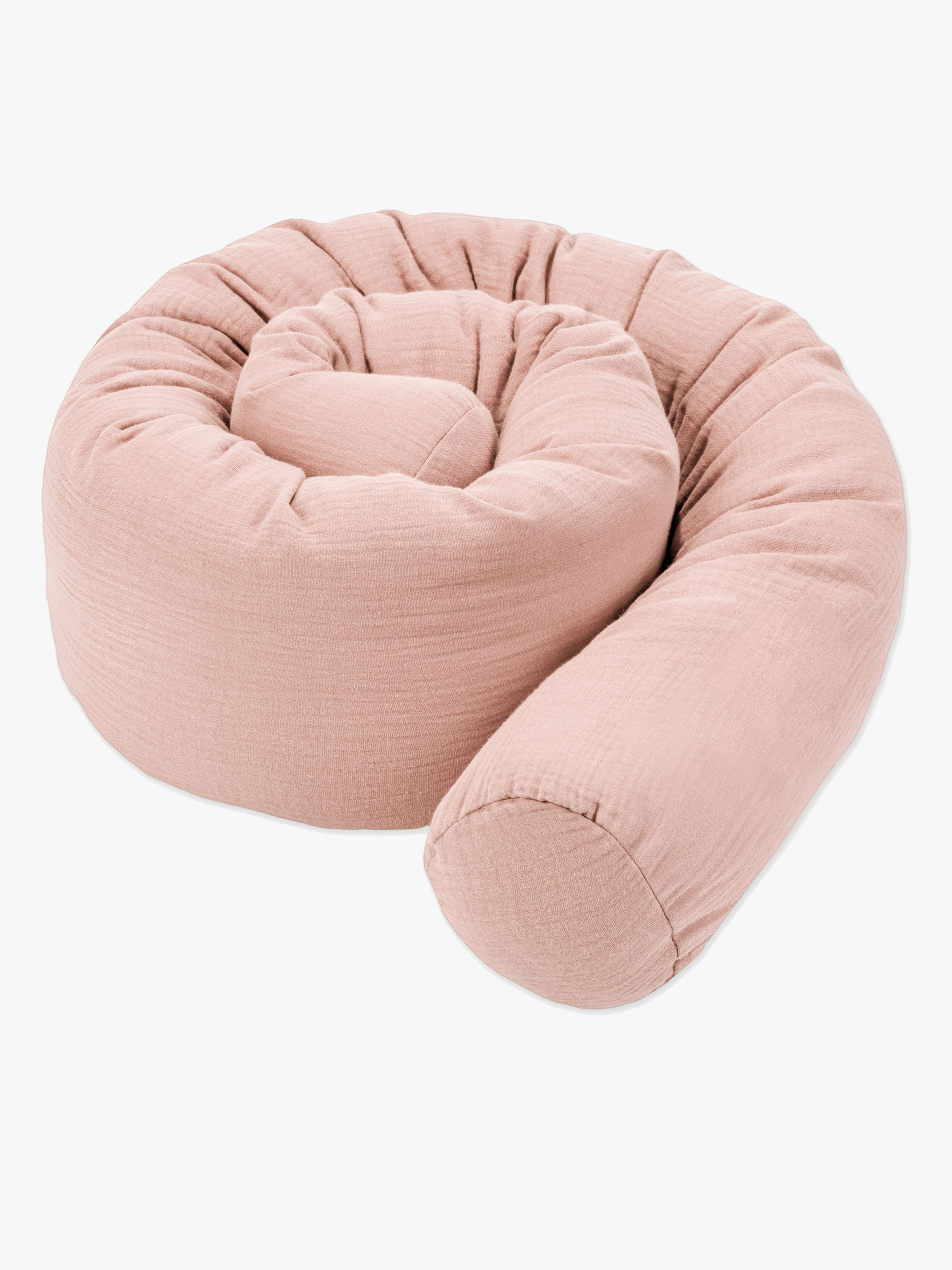 Bettschlange Muslin, Dusty Rose