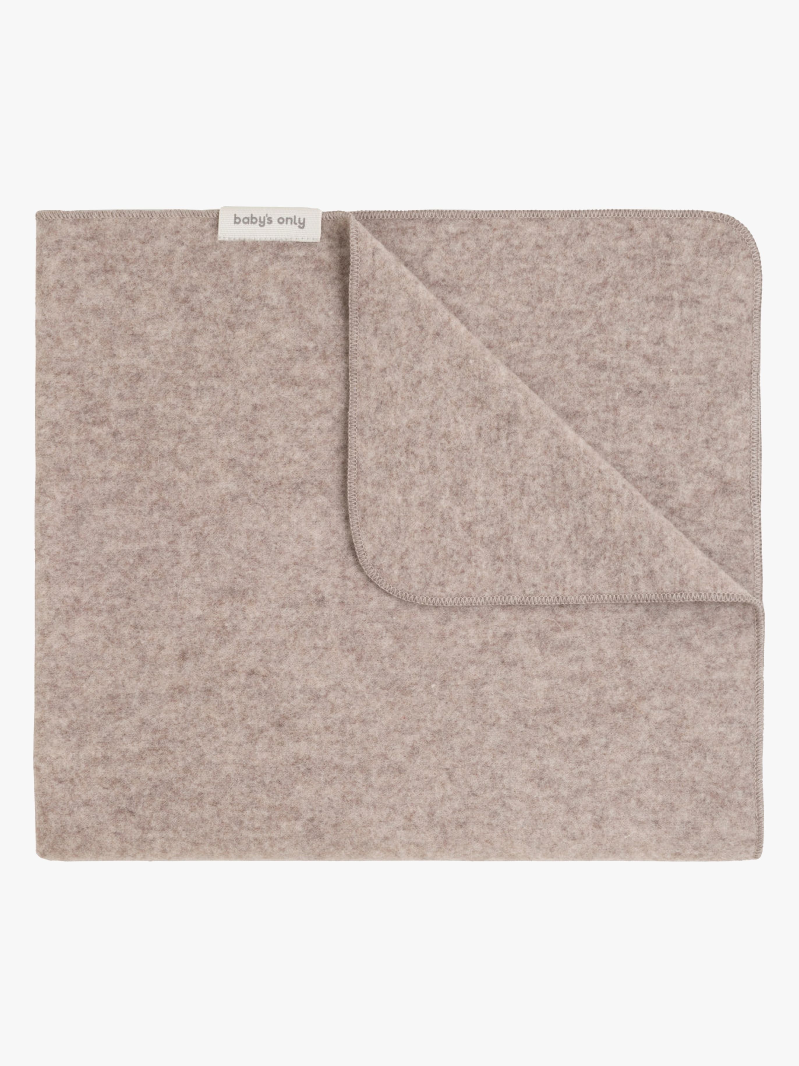 Cot Decke Merinowolle TOG 1, Brushed Sand