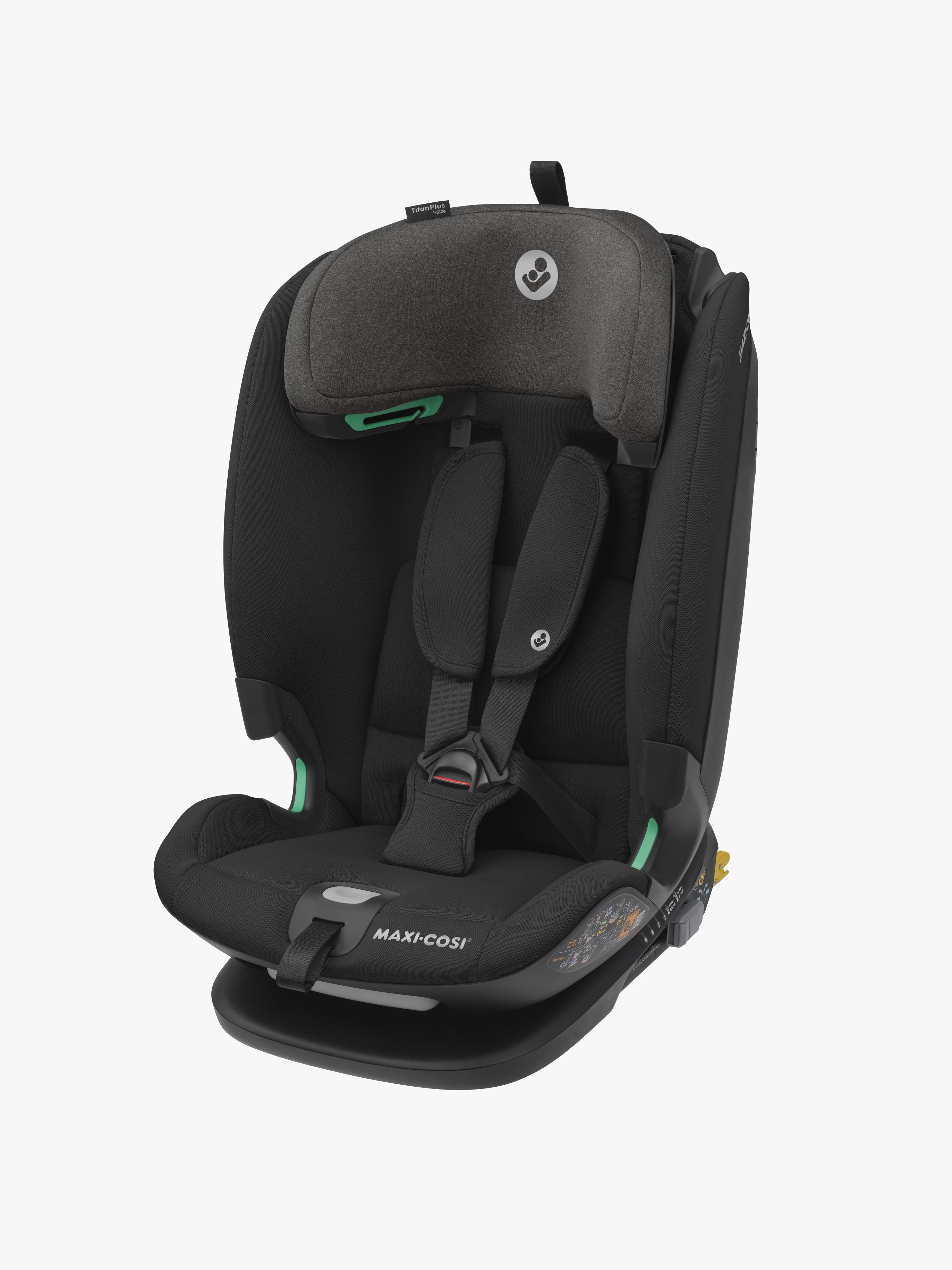 Titan Plus I-Size Kindersitz, Authentic Black