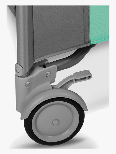 Lionelo MILLE PLUS Laufgitter, Grey Green