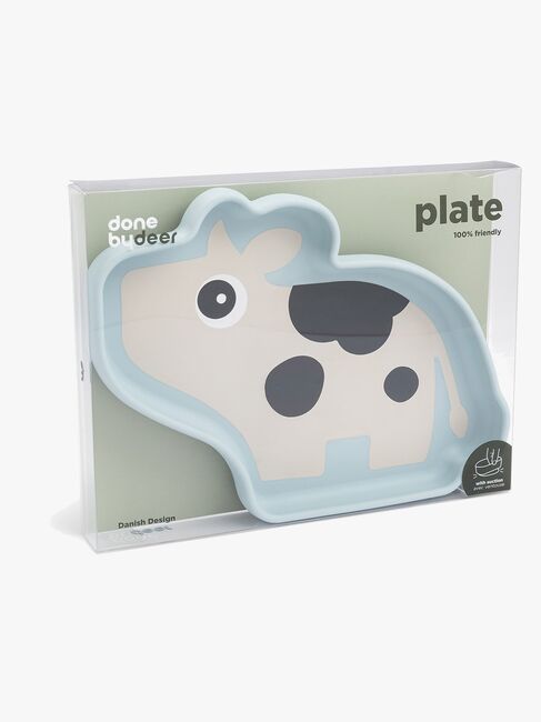 Done By Deer Stick & Stay Silikonteller, Dotti Blue