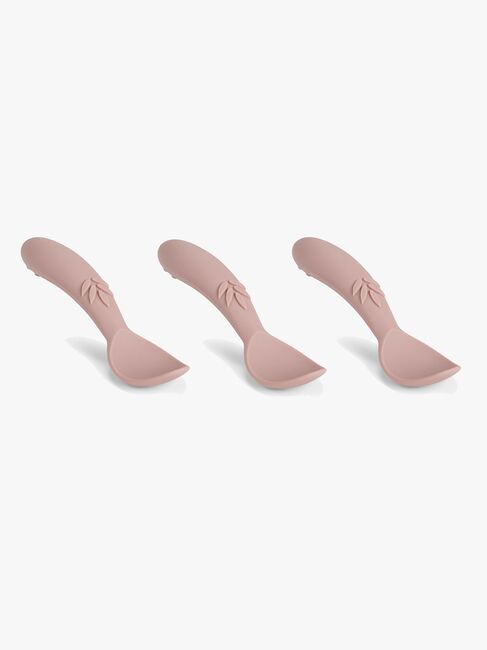 nuuroo Ella Löffel Silikon 3er-Pack, Woodrose