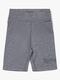 Hyperfied Jersey Logo Biker Shorts, Grey Melange