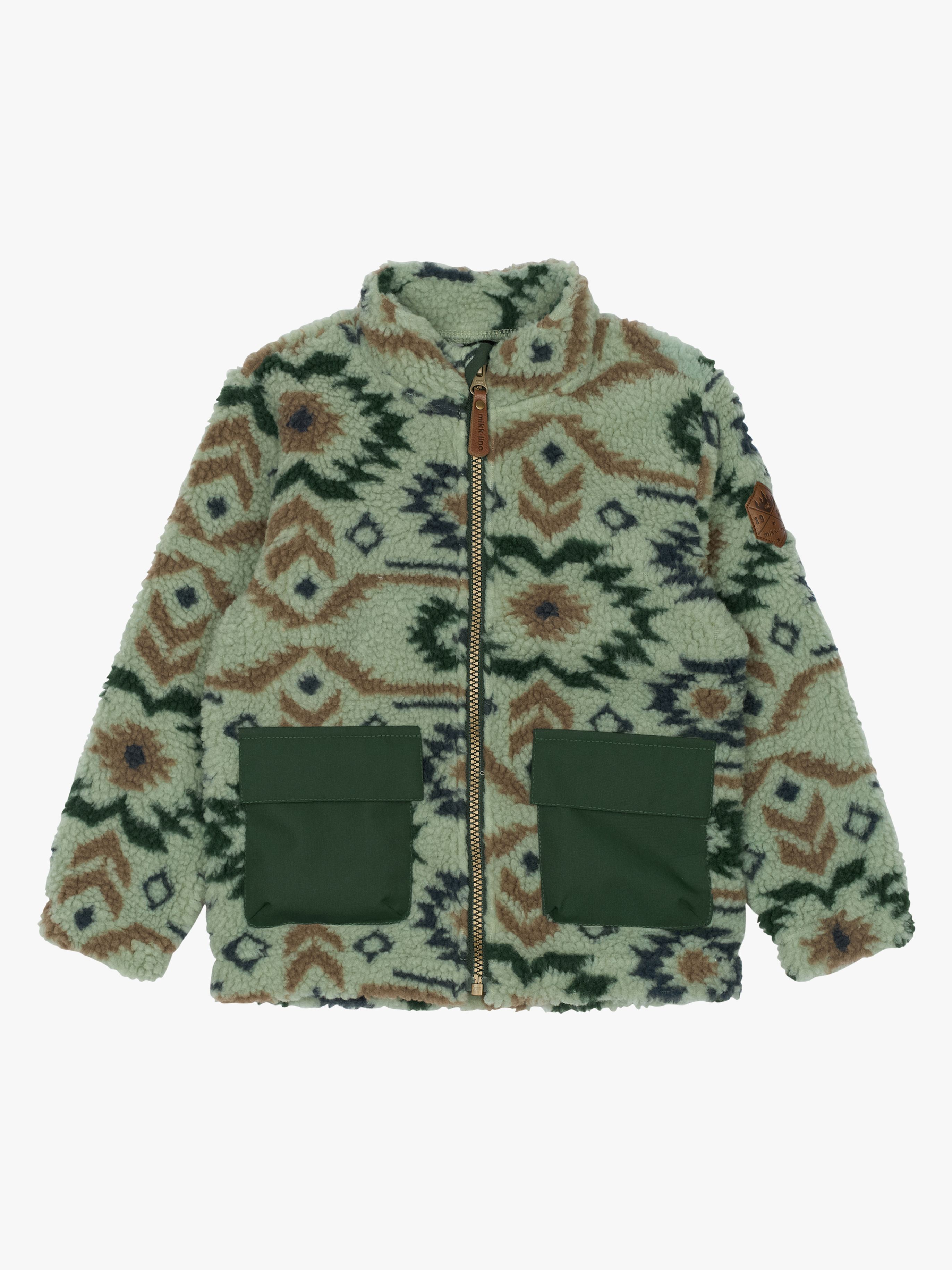 Mikk-Line Teddyjacke, Balsam Green, 140
