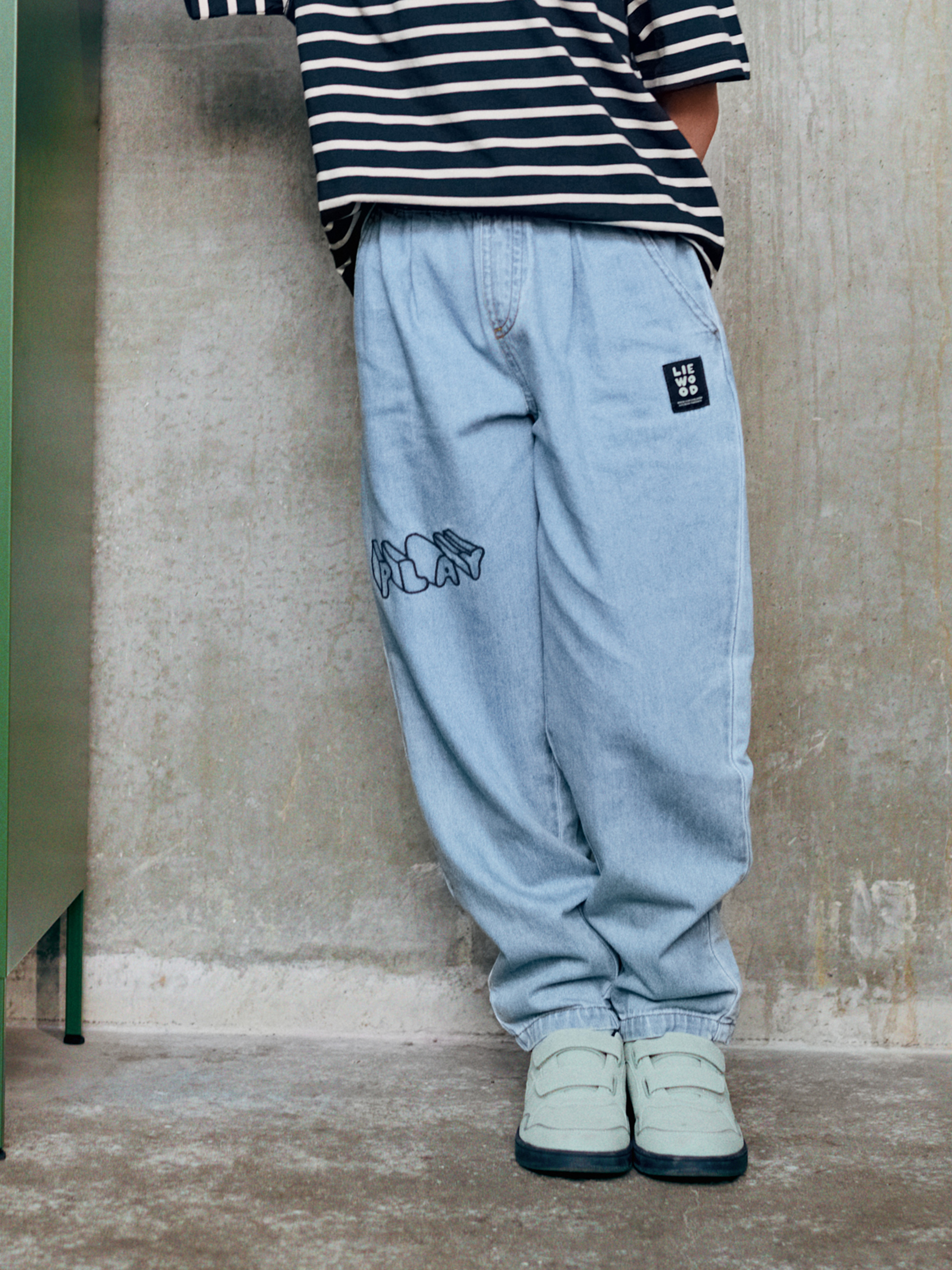 Borris Light Placement Denim Hose, Play / Denim, 98