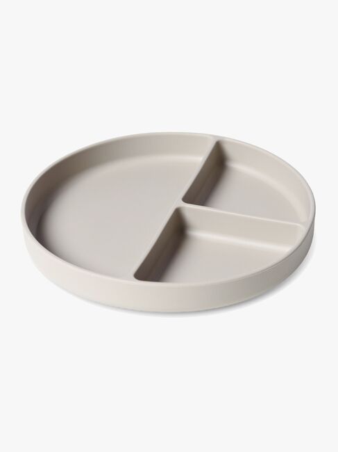 nuuroo Mingo Unterteilter Teller Silikon, Cobblestone