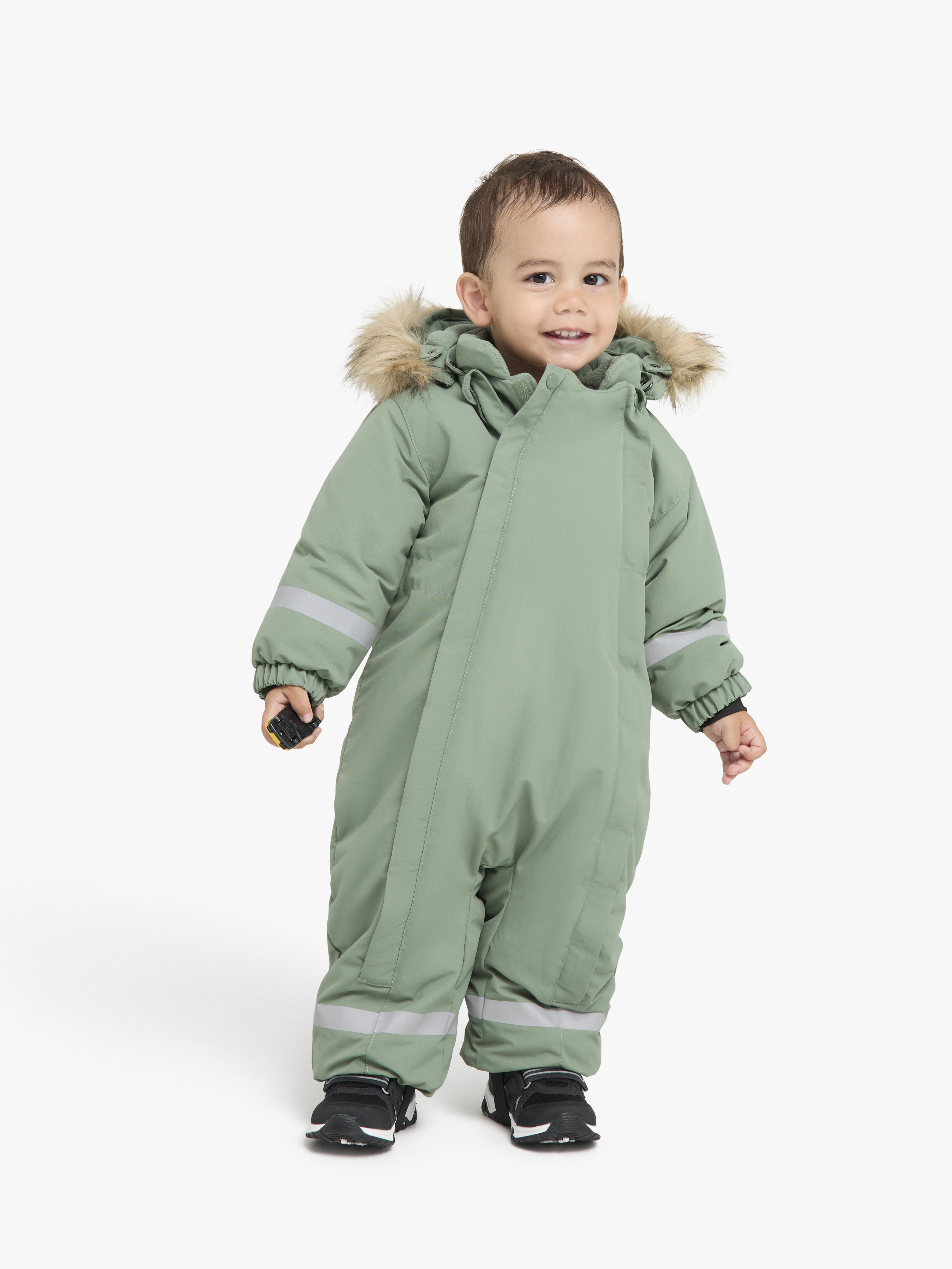 Nordbjörn Juniskär Outdoor-Overall, Grün, 74