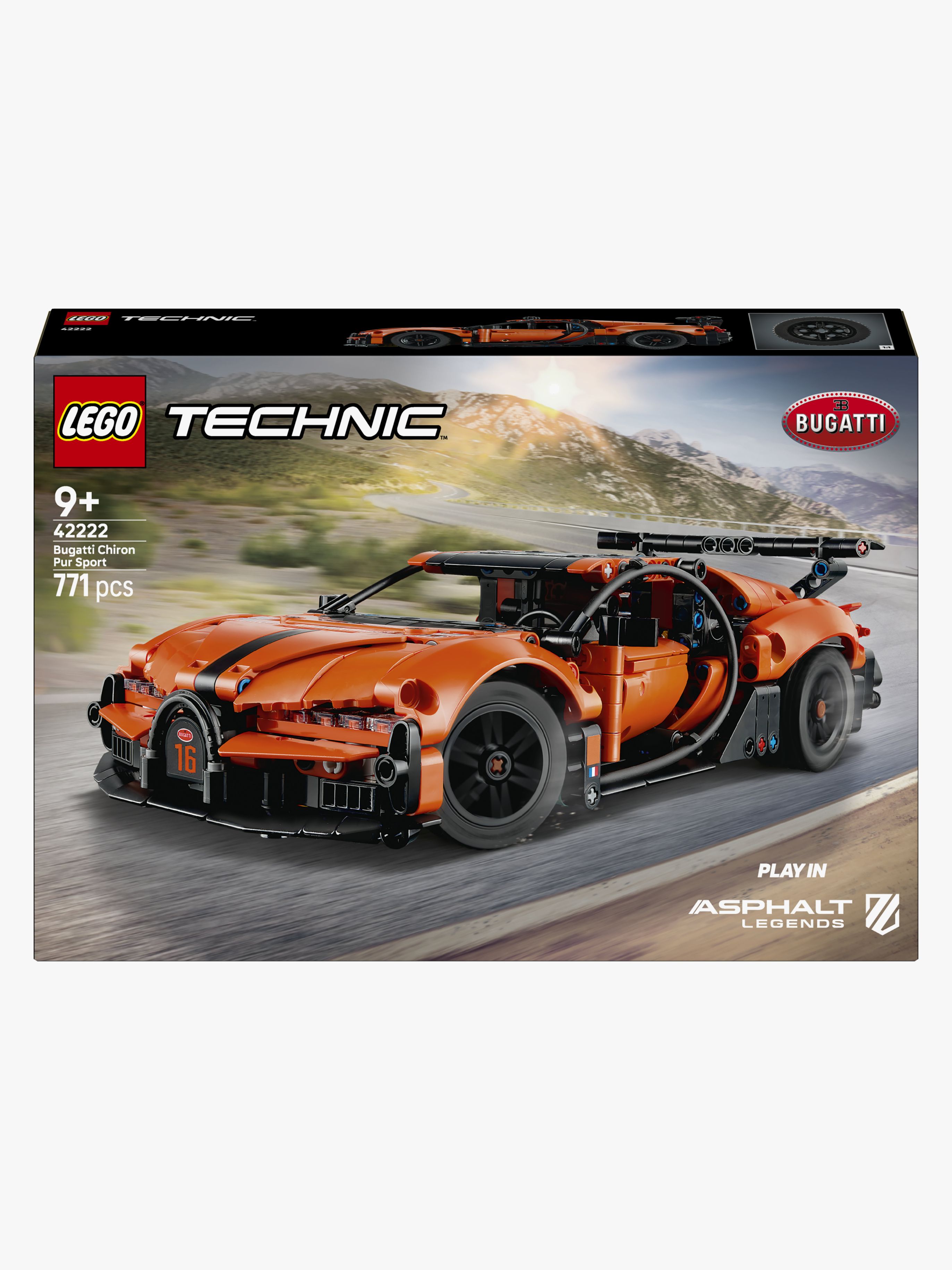 Technic 42222 Bugatti Chiron Pur Sport Hypercar