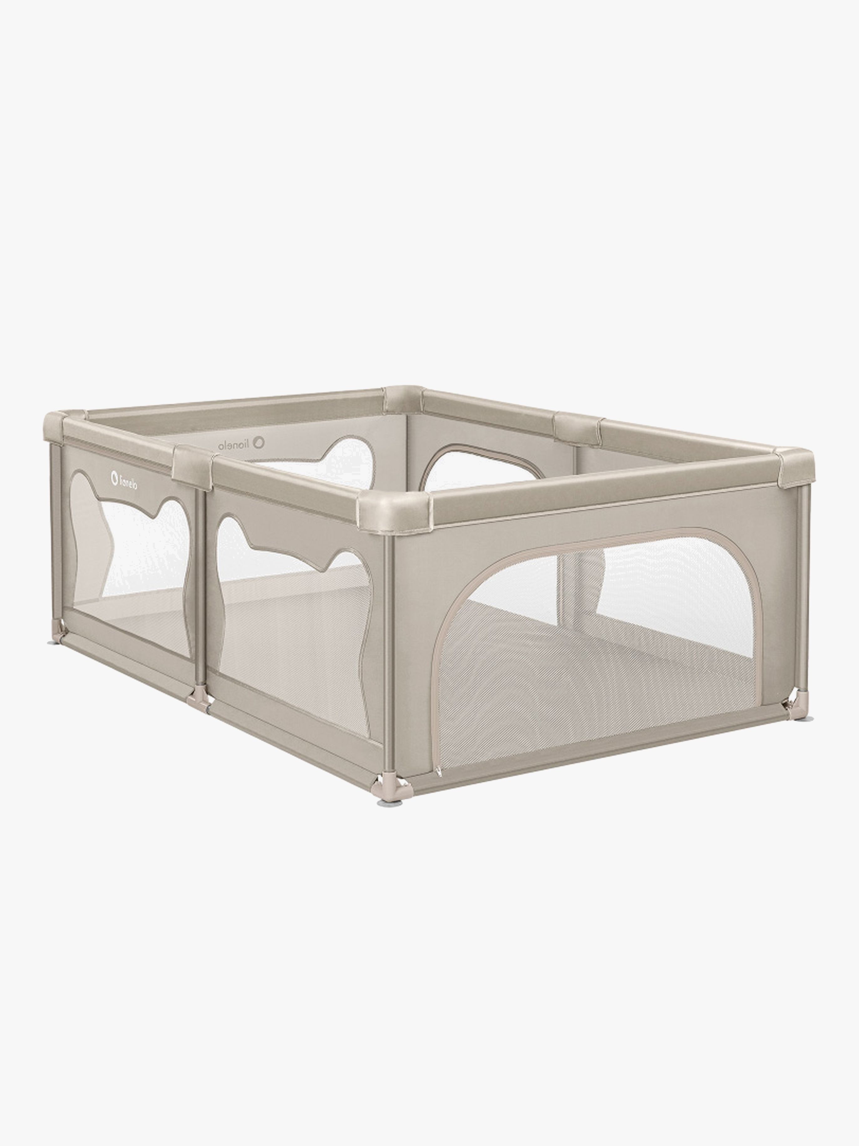 Lionelo WILLOW Laufgitter  für Kinder &  Babys, Beige Sand
