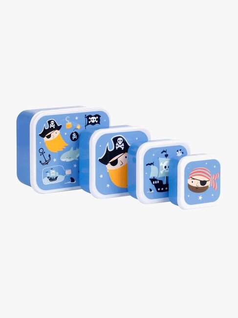 A Little Lovely Company Lunchbox-Set, Piraten