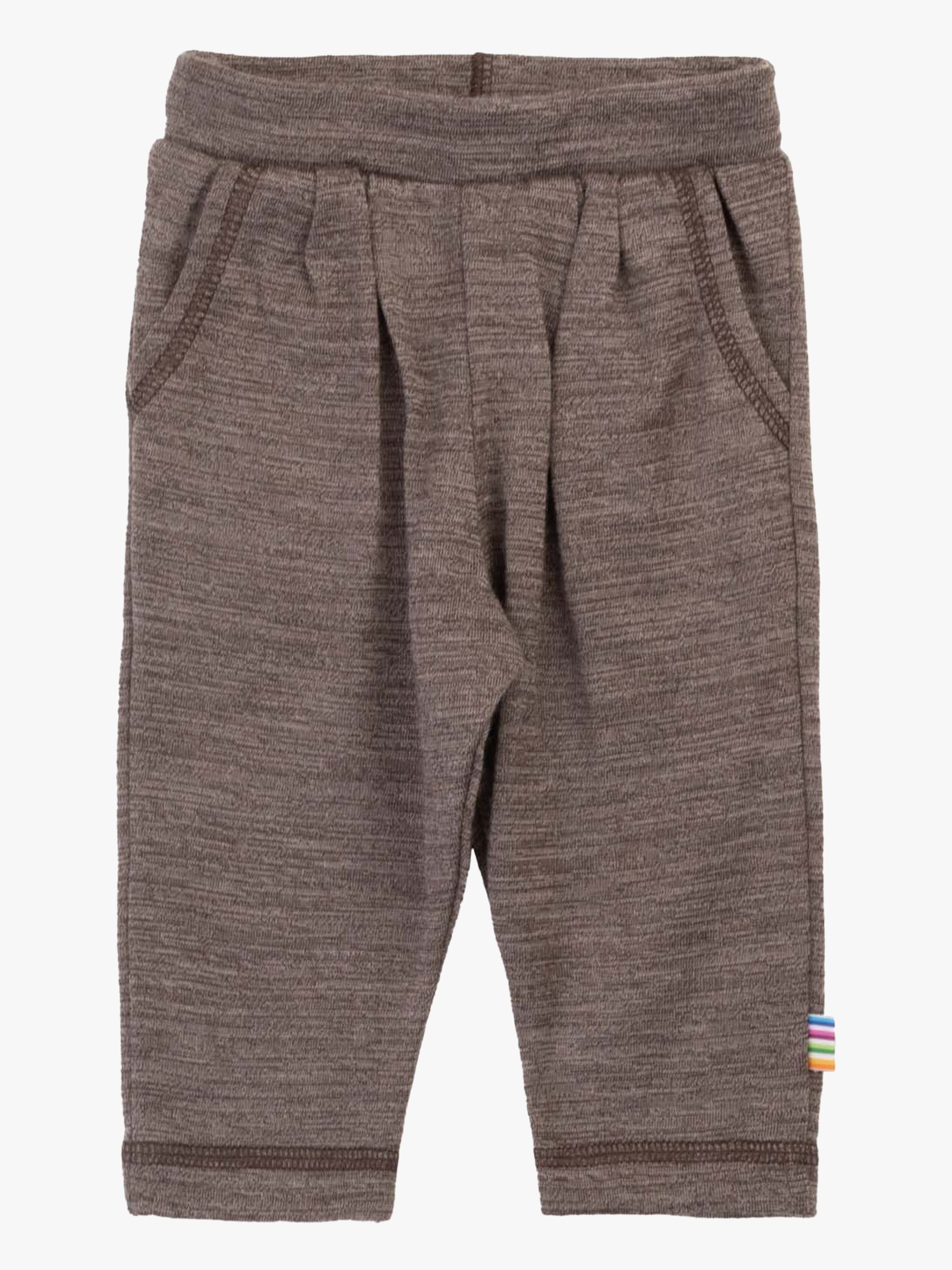 Joha Hose Merinowolle, Dunkelbraun, 90