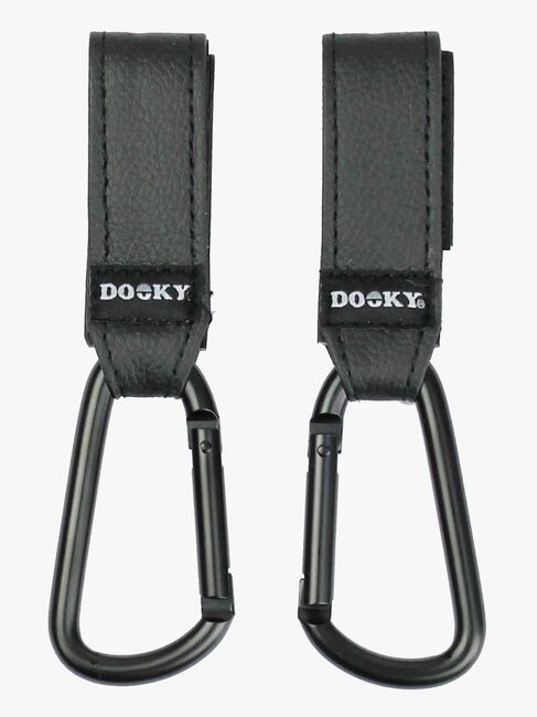 Dooky Kinderwagenhaken 2er-Pack, Black