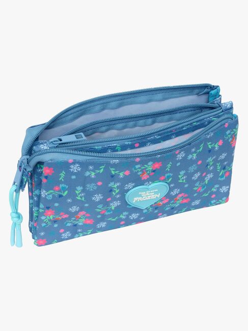 Disney Die Eiskönigin Dreifach-Federmäppchen, Blau