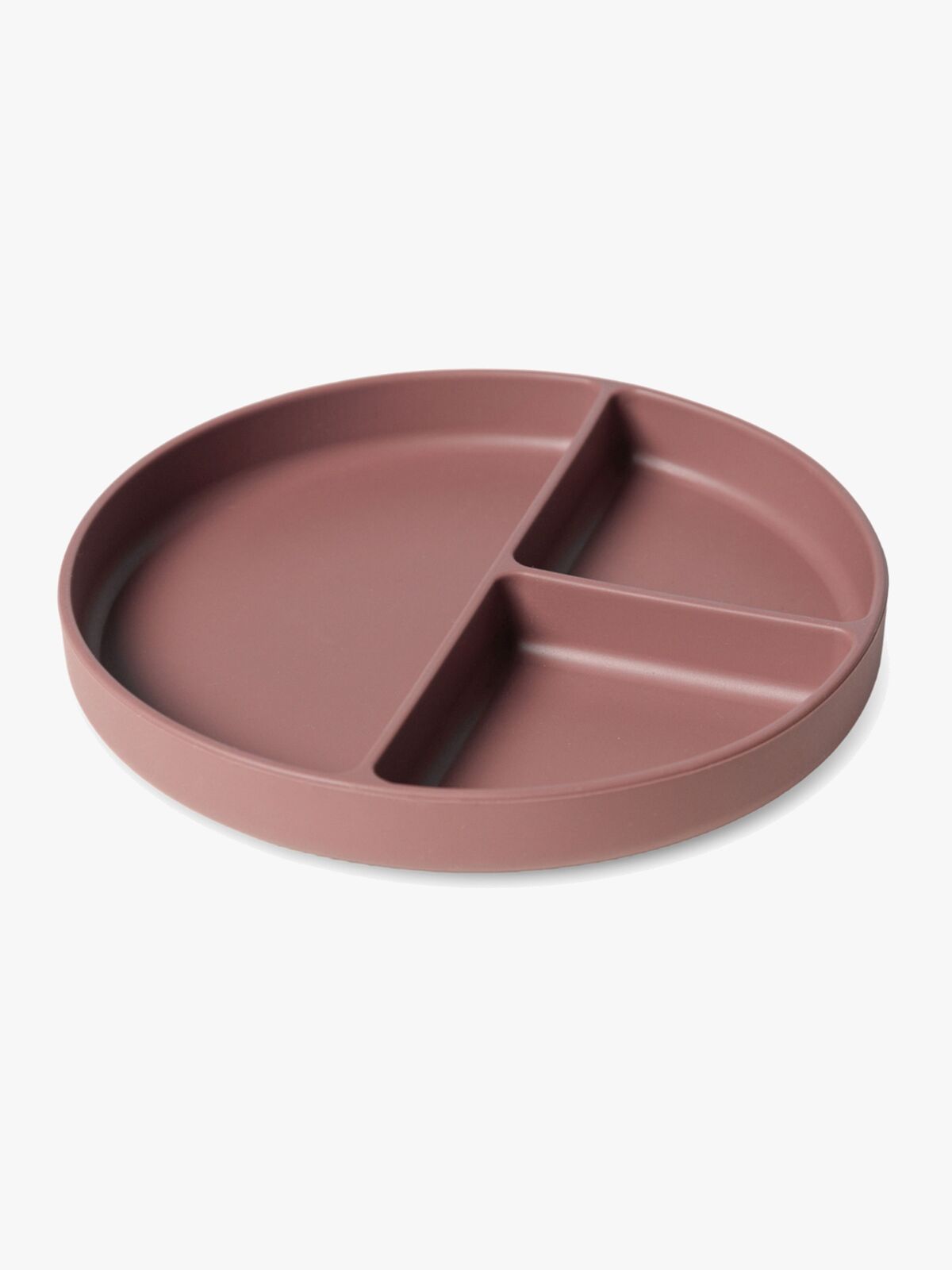 nuuroo Mingo Unterteilter Teller Silikon, Mahogany