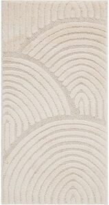 KMCarpets Doria Zen Teppich 80x150, Weiß
