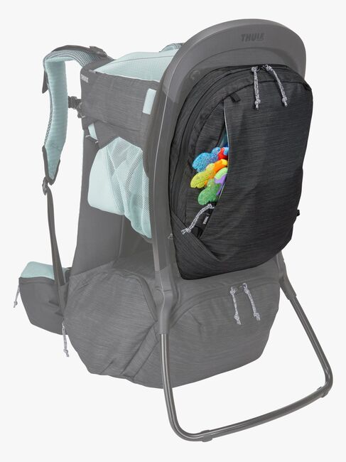 Thule Sapling Kindertrage inkl. Umhängetasche, Black
