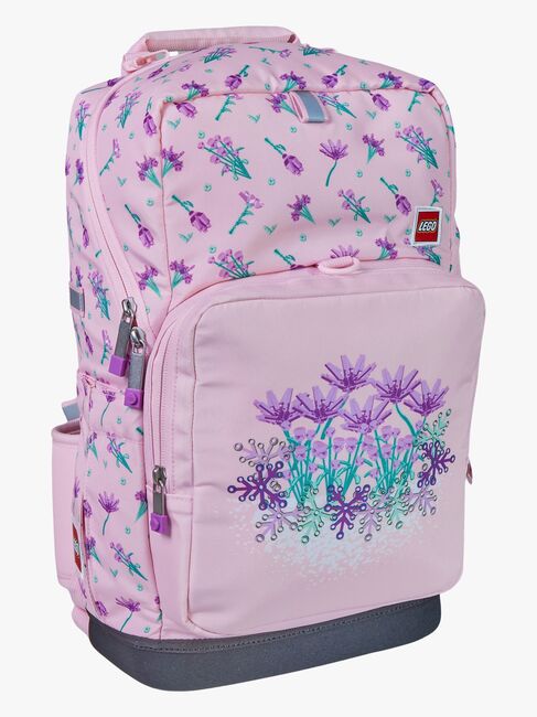 LEGO® Flowers Rucksack 20L, Rosa