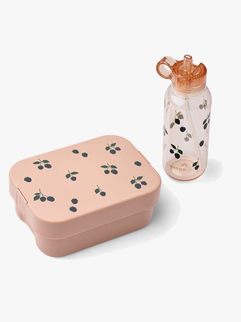 LIEWOOD Chelsey Gemustertes Lunchbox-Set, Berry/Pale Tuscany