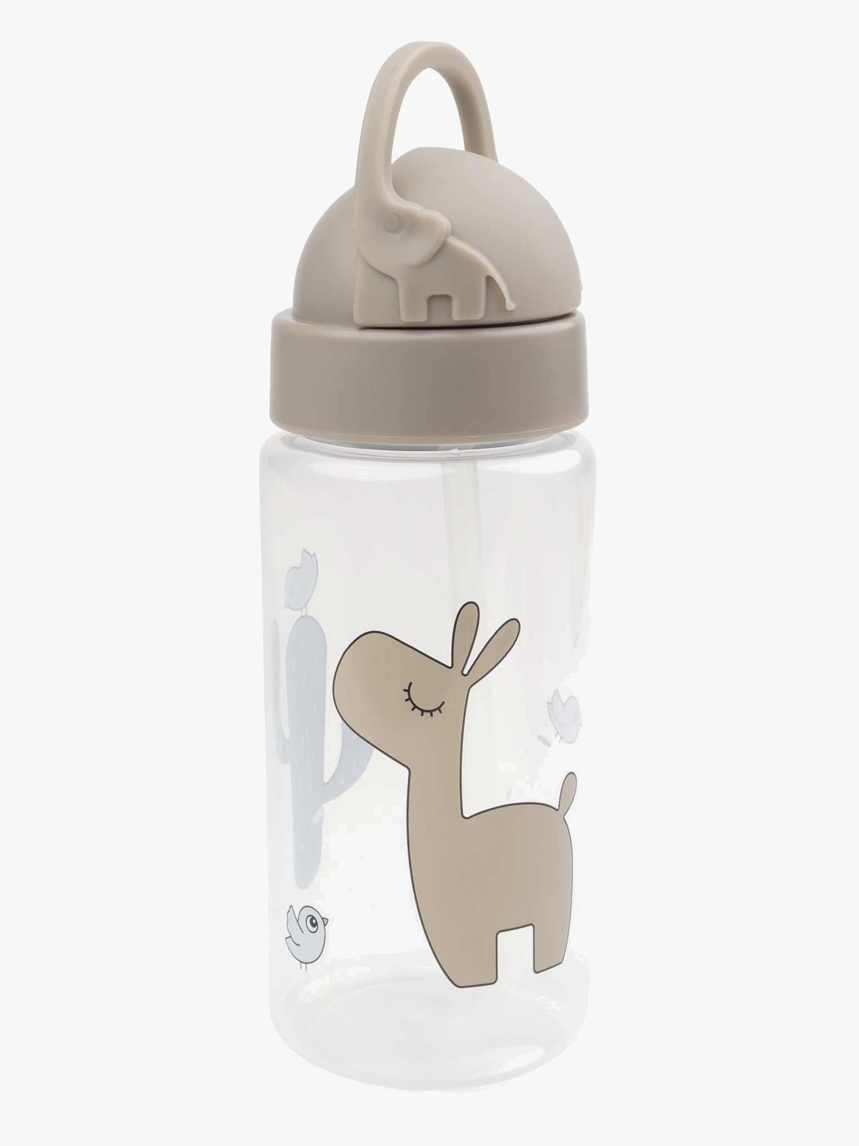 Flasche mit Trinkhalm Lalee, Sand