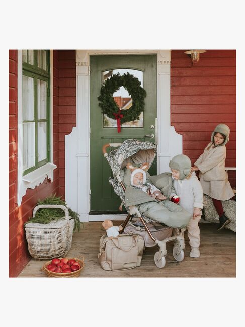 Elodie Wide Frame Wickeltasche, Pure Khaki