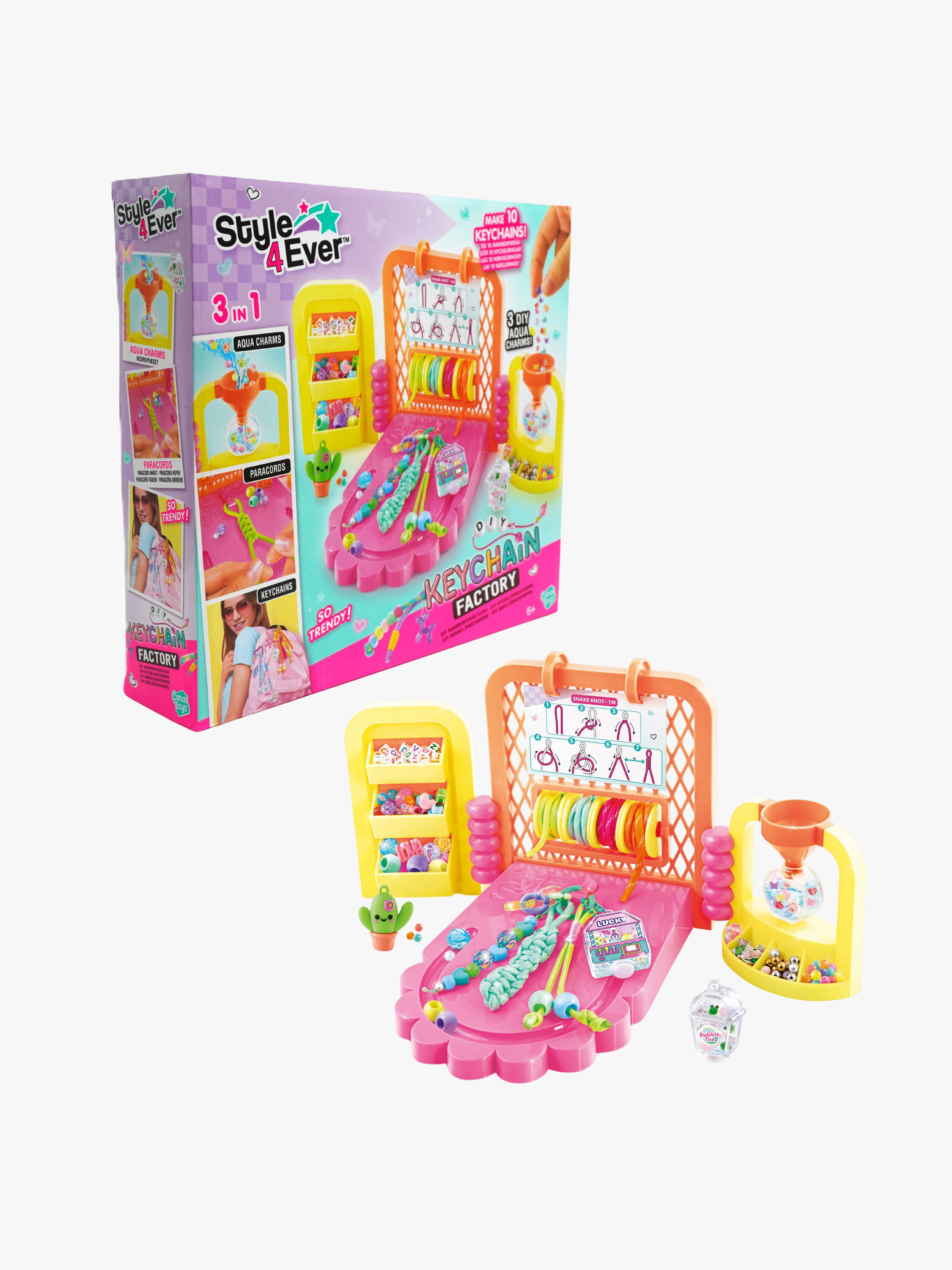 Style 4 Ever Bastelset DIY Schlüsselanhänger-Fabrik