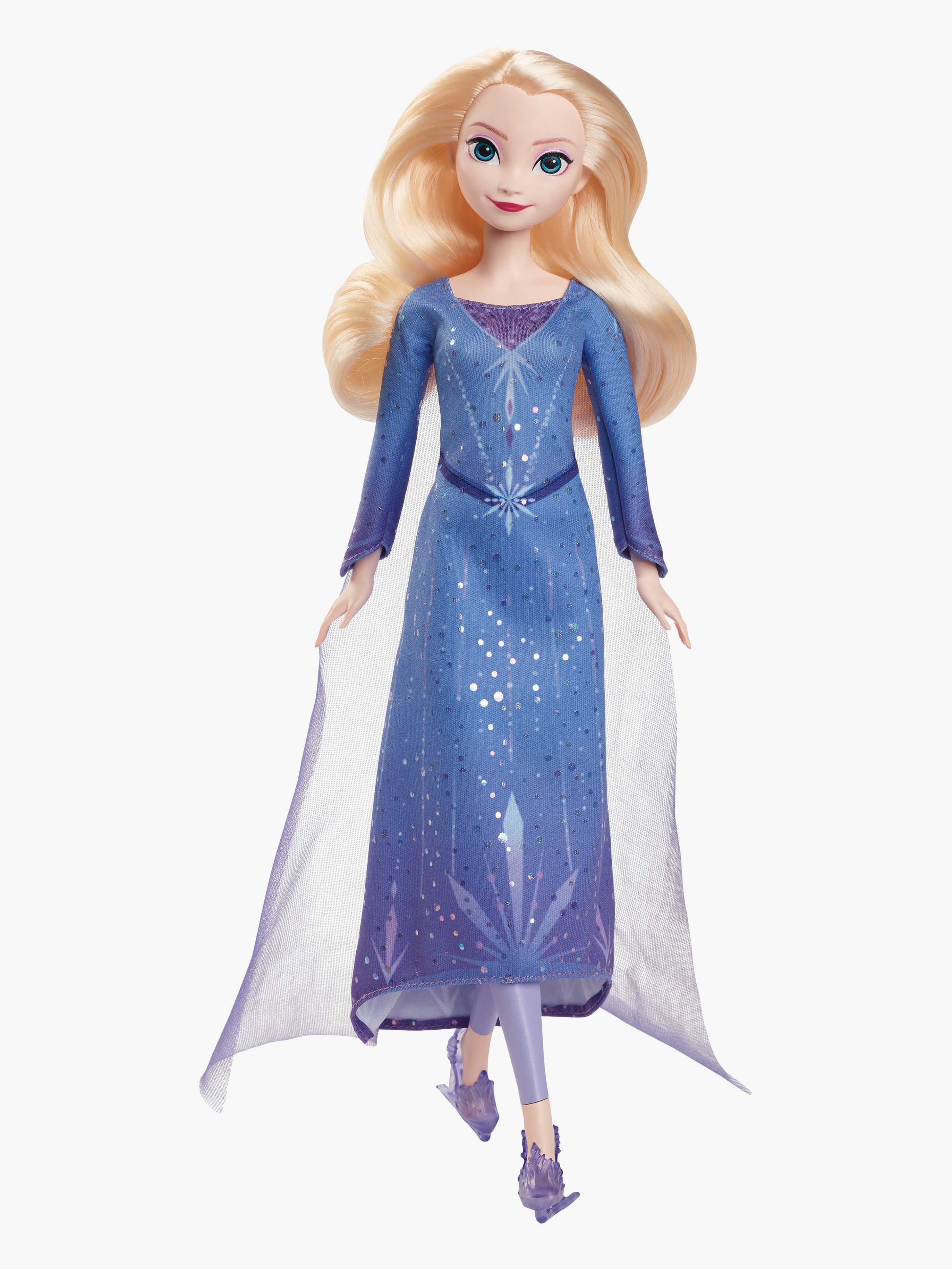 Puppe Elsa mit Schlittschuhen