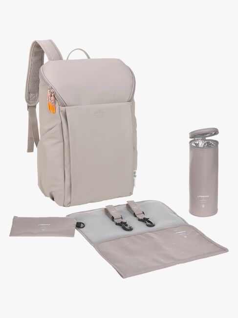 Lässig Slender Wickeltasche Rucksack, Taupe