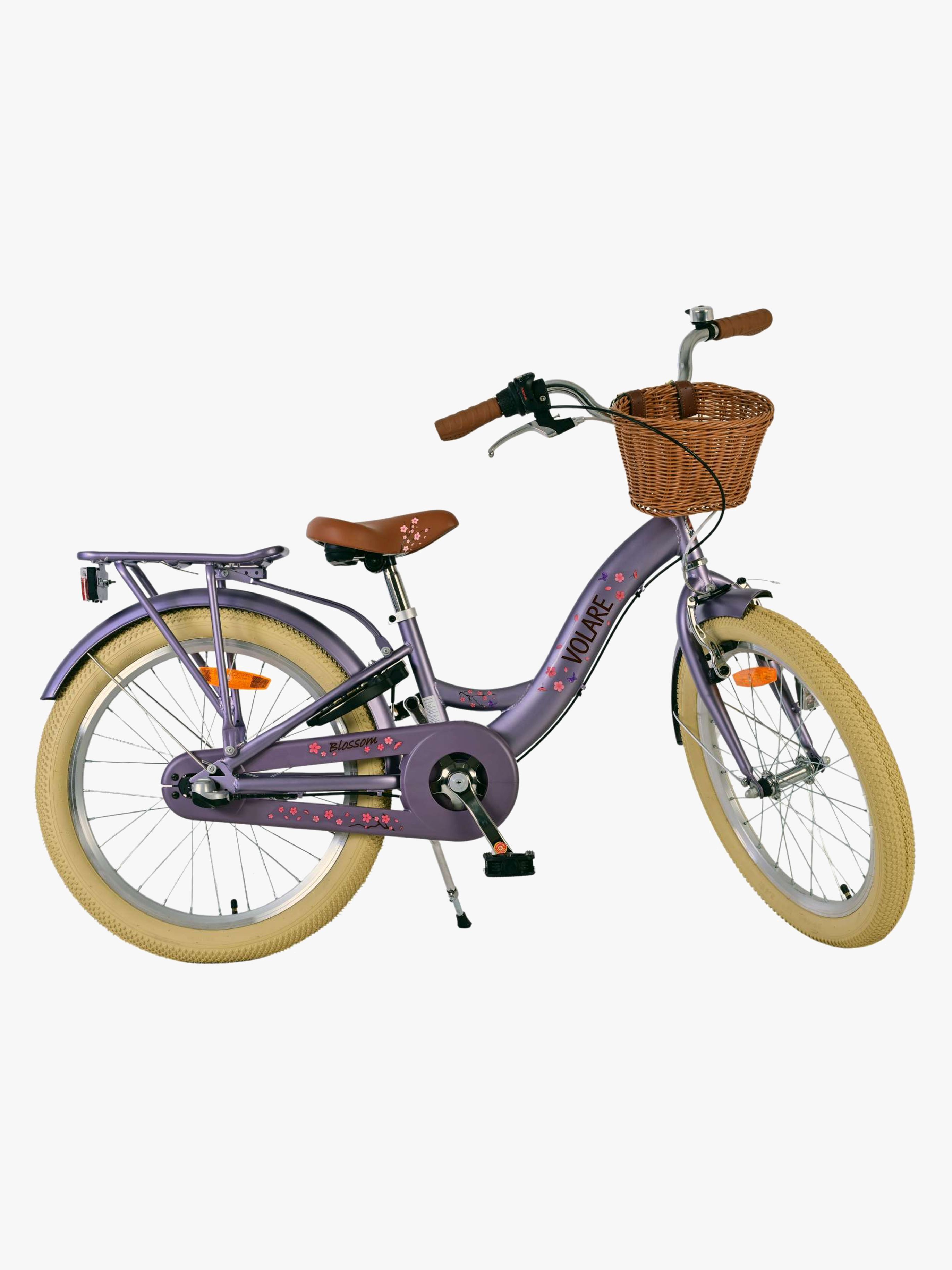 Volare Blossom Kinderfahrrad 3-Gang 20 Zoll, Lila