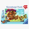 Ravensburger Die Bärenfamilie Puzzles 2x24 Teile