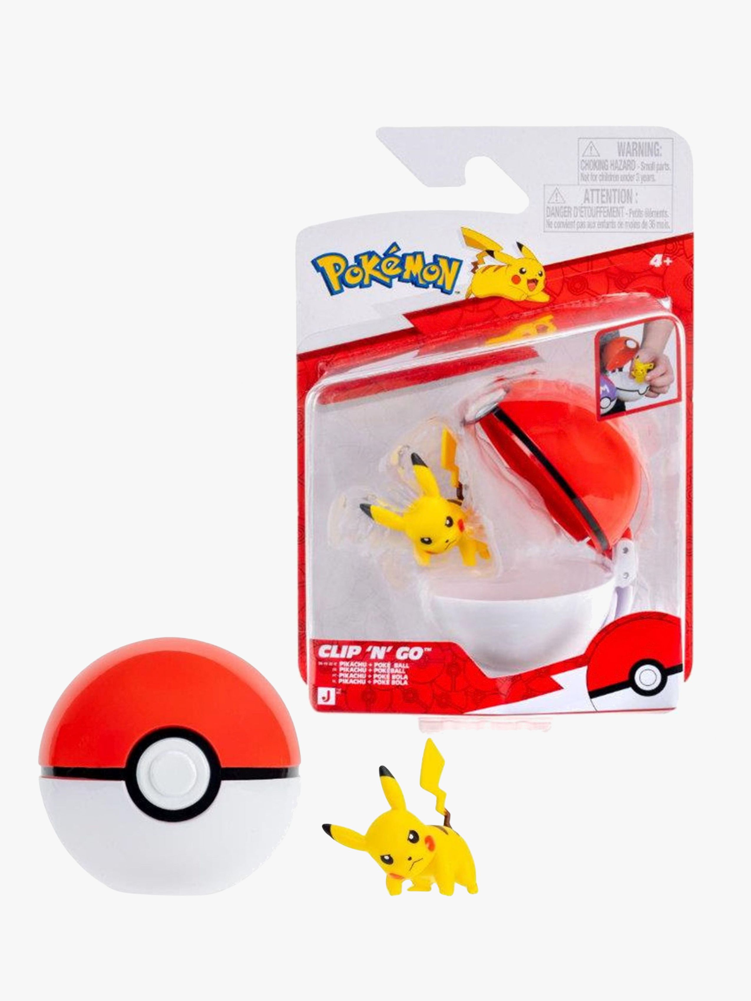 Pokémon Clip `N´ Go Spielset Pikachu Pokéball