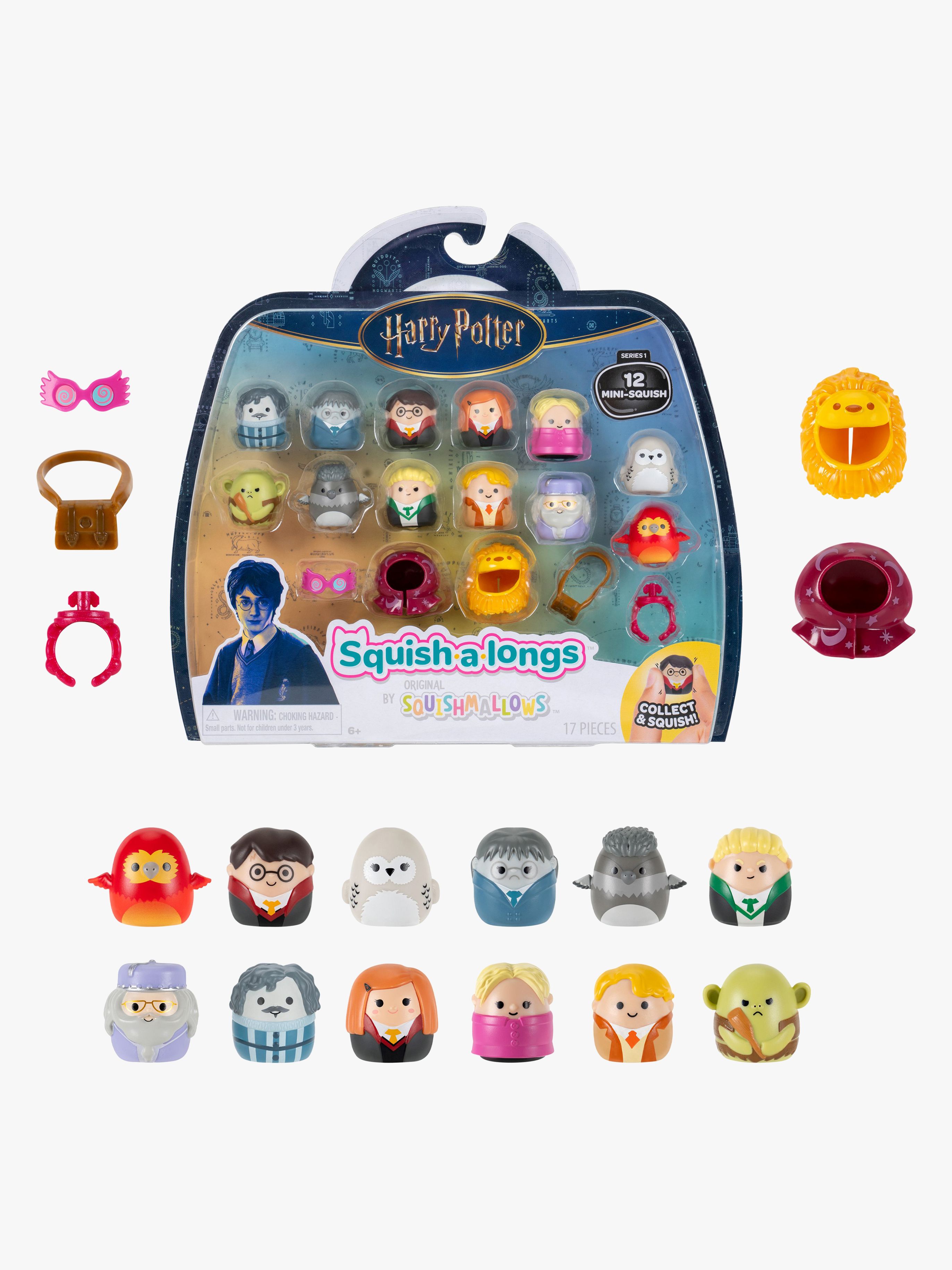 Squish-a-longs Harry Potter Figurenset 2,5 cm 12er-Pack