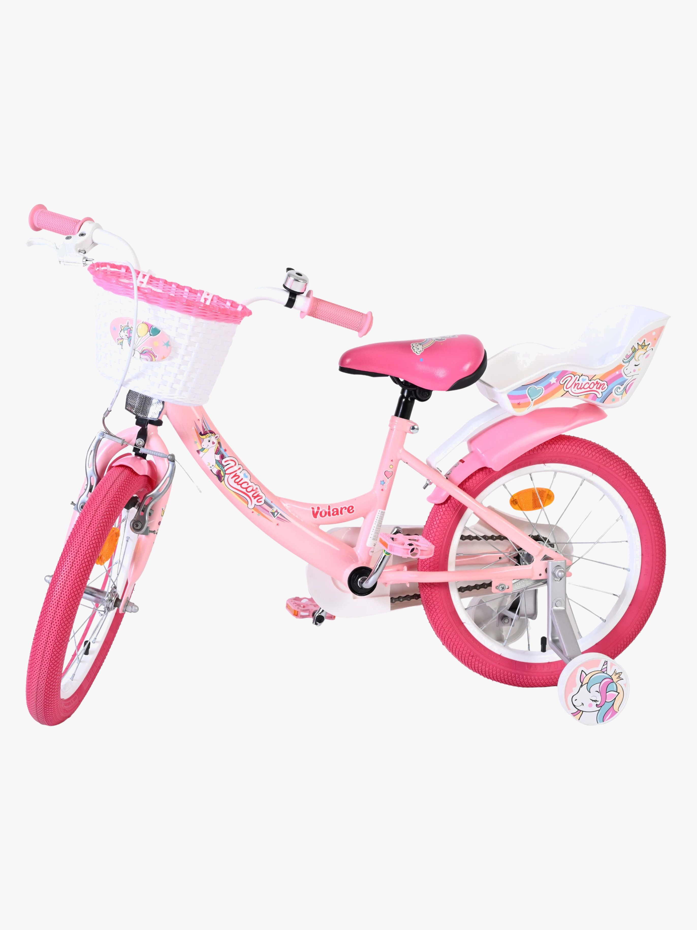 Volare Unicorn Kinderfahrrad 16 Zoll, Rosa