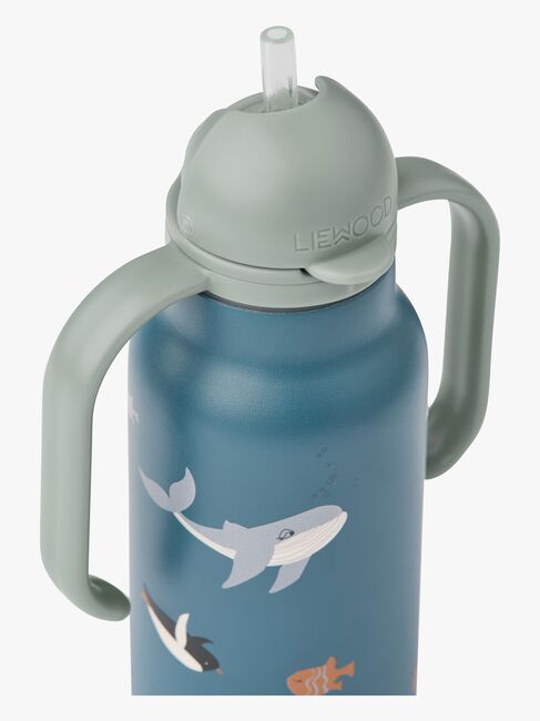 LIEWOOD Kimmie Trinkflasche 250 ml, Arctic Sea/Ocean View