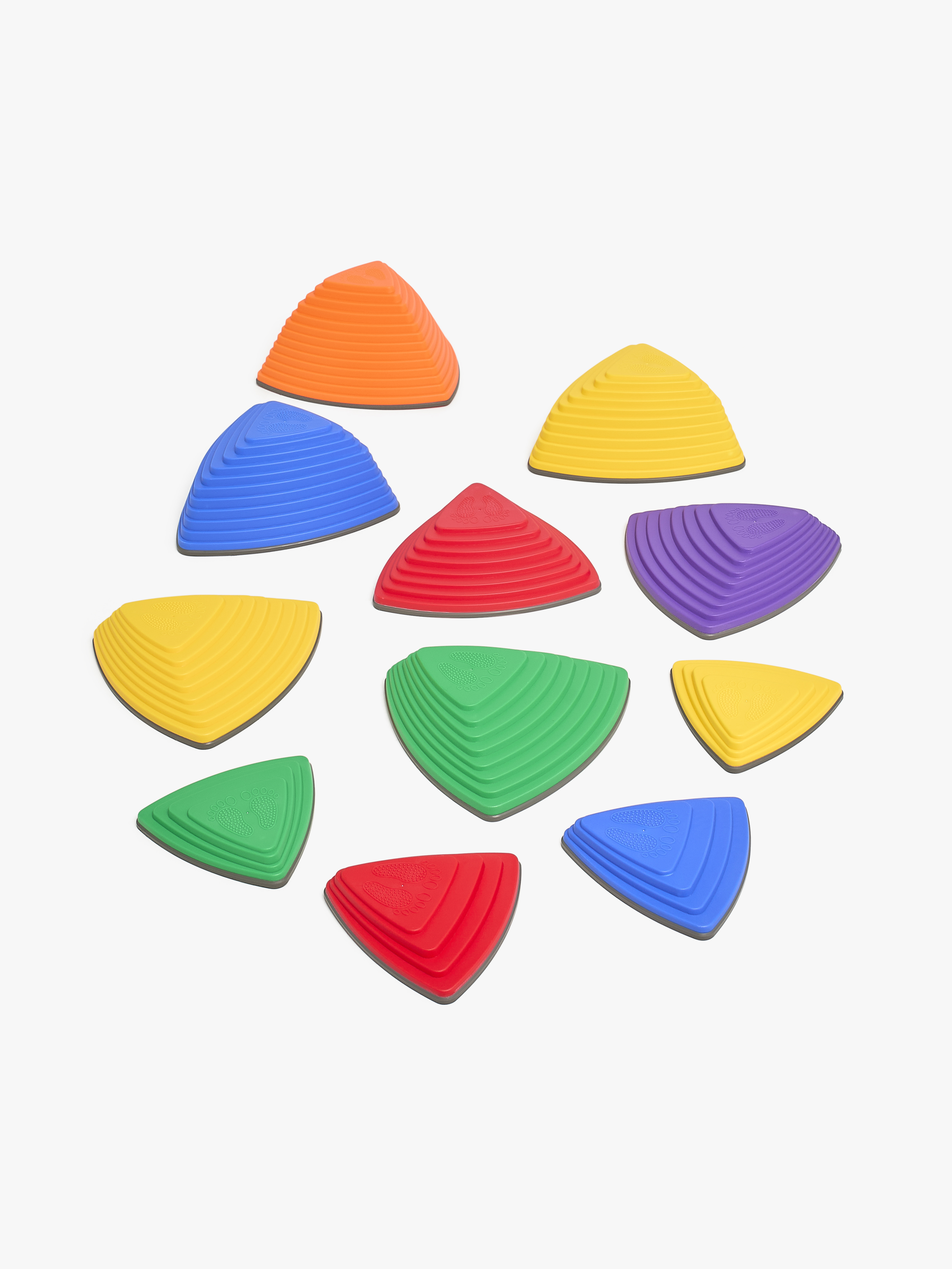 Balanciersteine Dreieck 11er-Pack, Rainbow