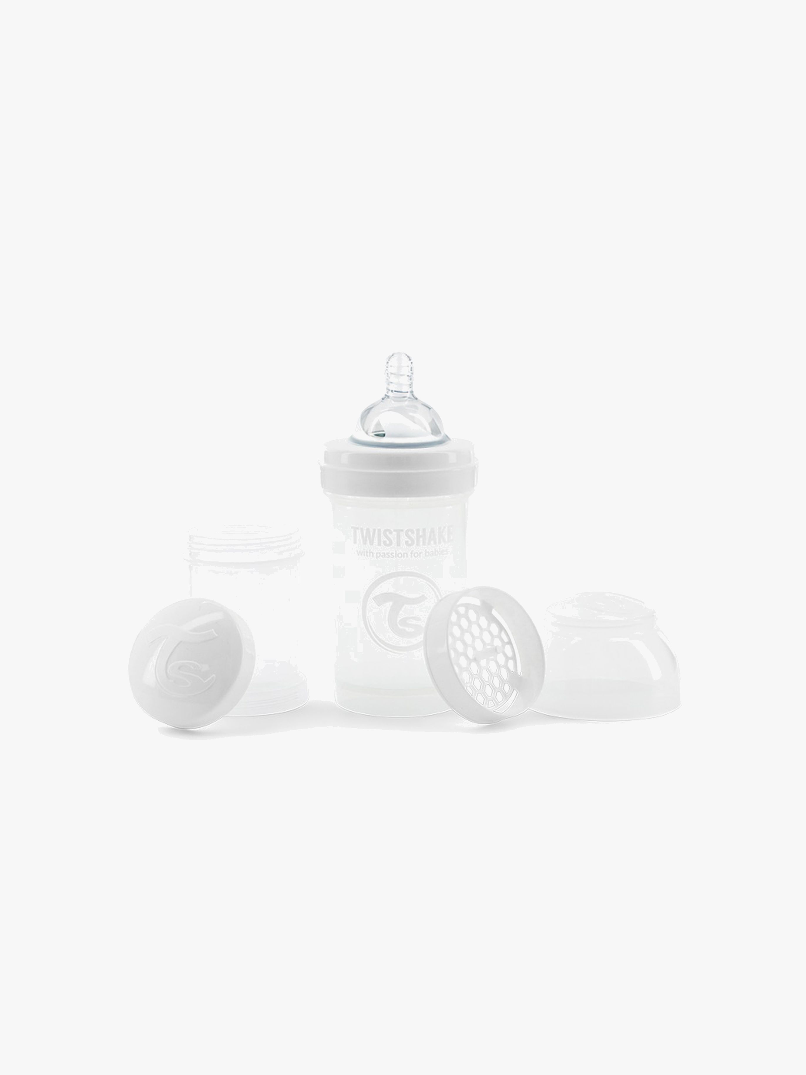Babyflasche Anti-Kolik 180ml, Weiß