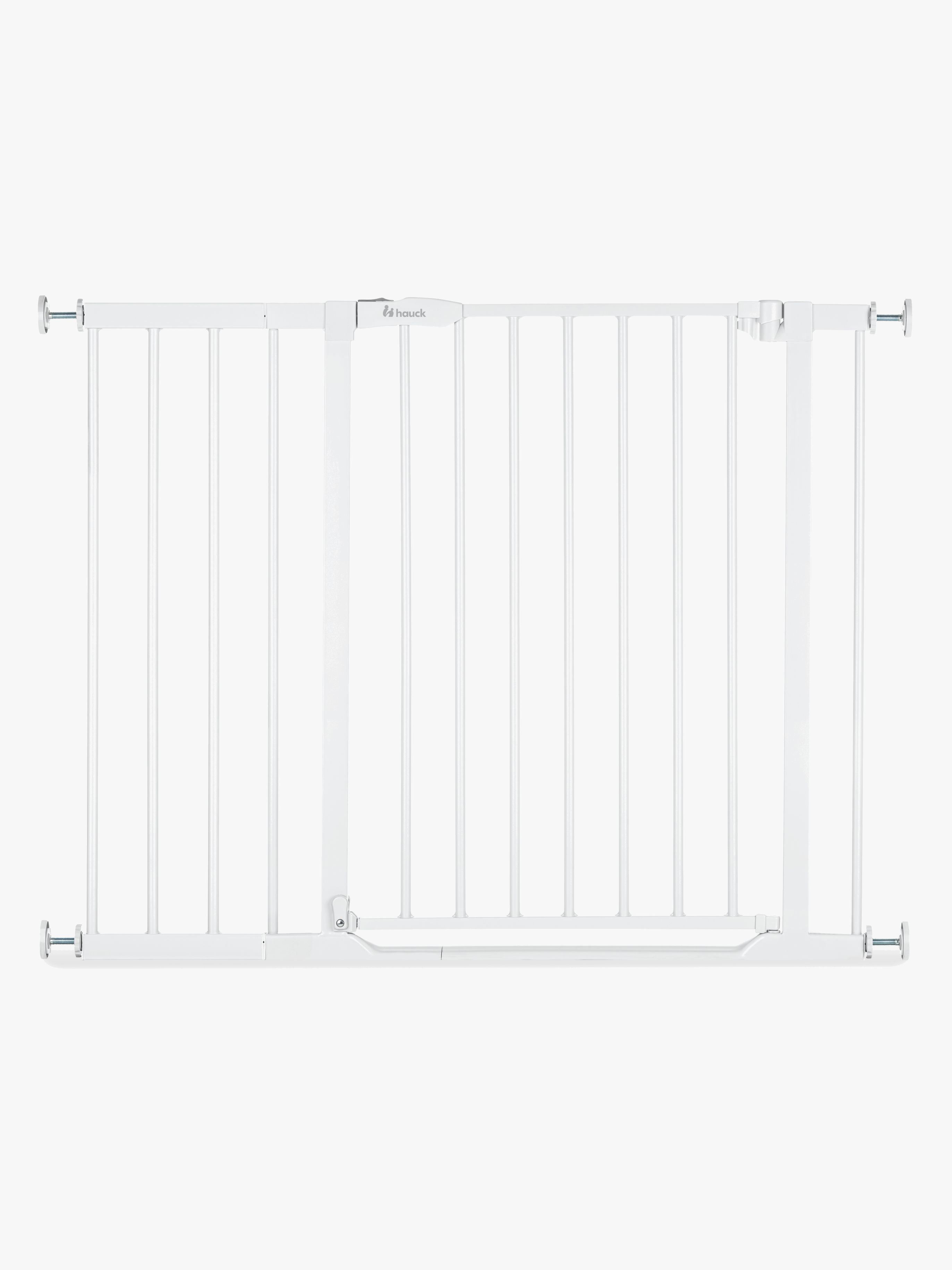 Hauck Clear Step 2 Klemmgitter + 21 cm Erweiterung, White