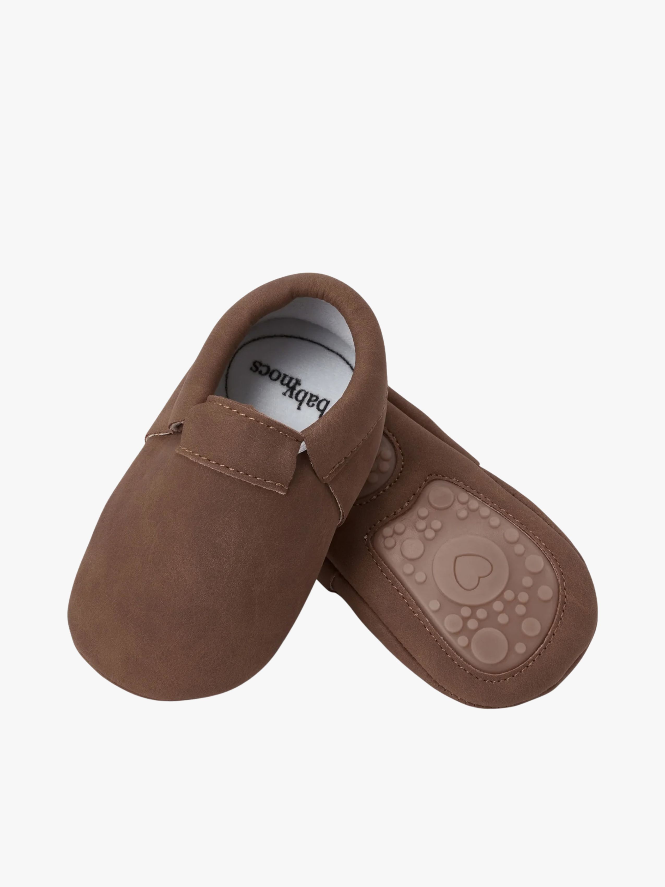 BabyMocs Casual Mocs Hausschuhe, Brown, 3-6 Monate