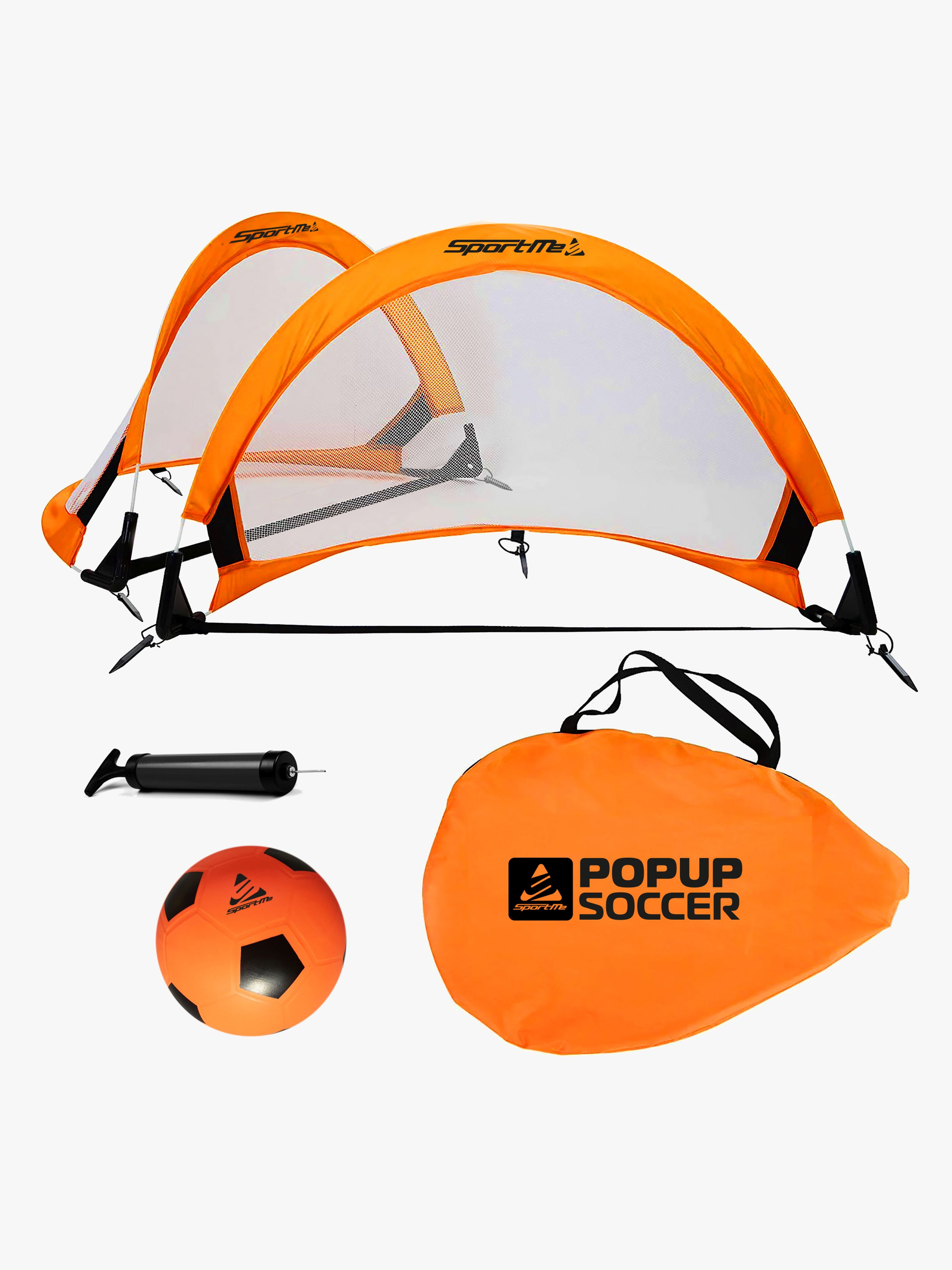 SportMe Pop-up Fußballtore Set 2 Tore &  1 Ball