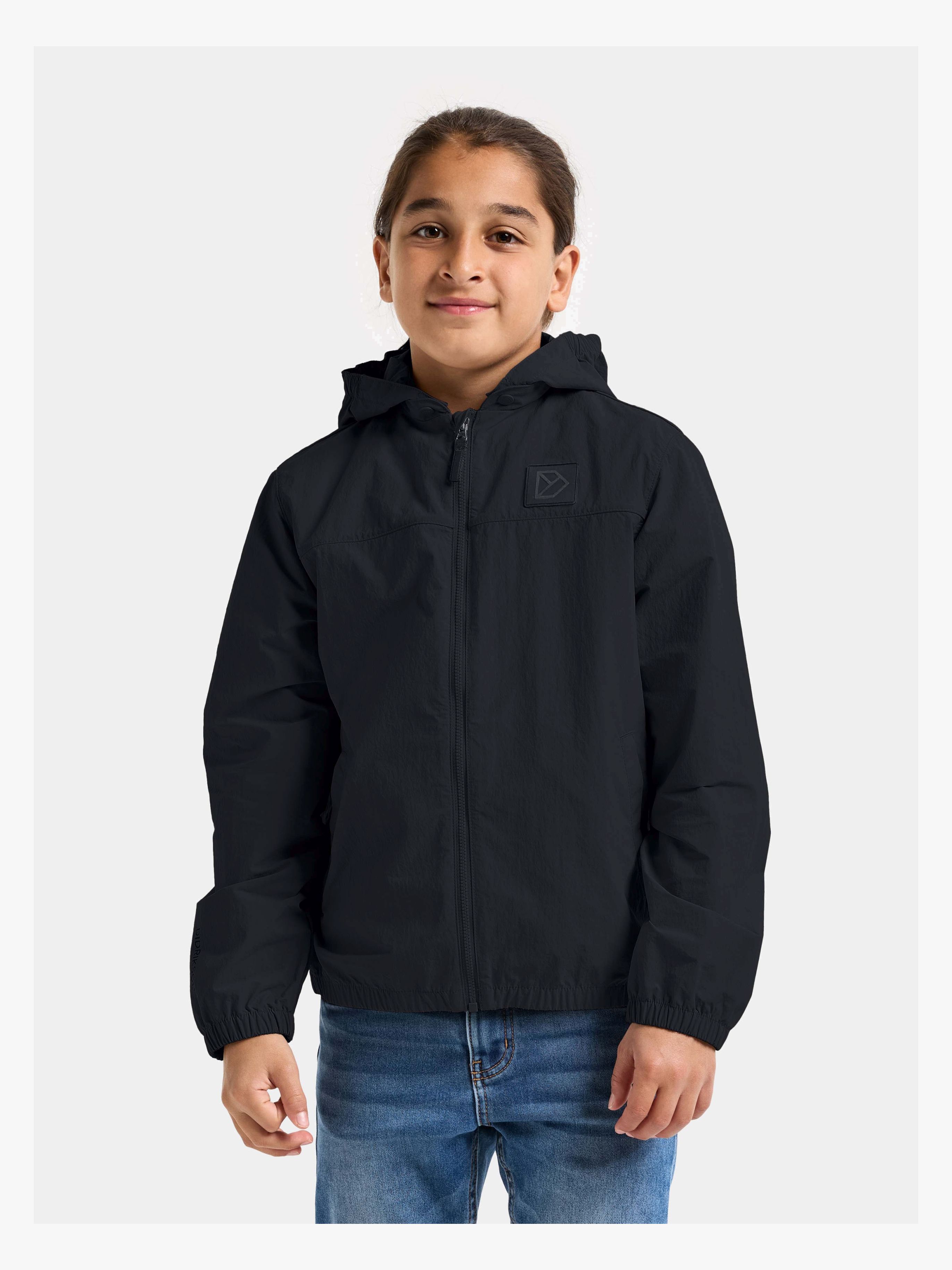 Didriksons Jasper Winddichte Trekkingjacke, Black, 170