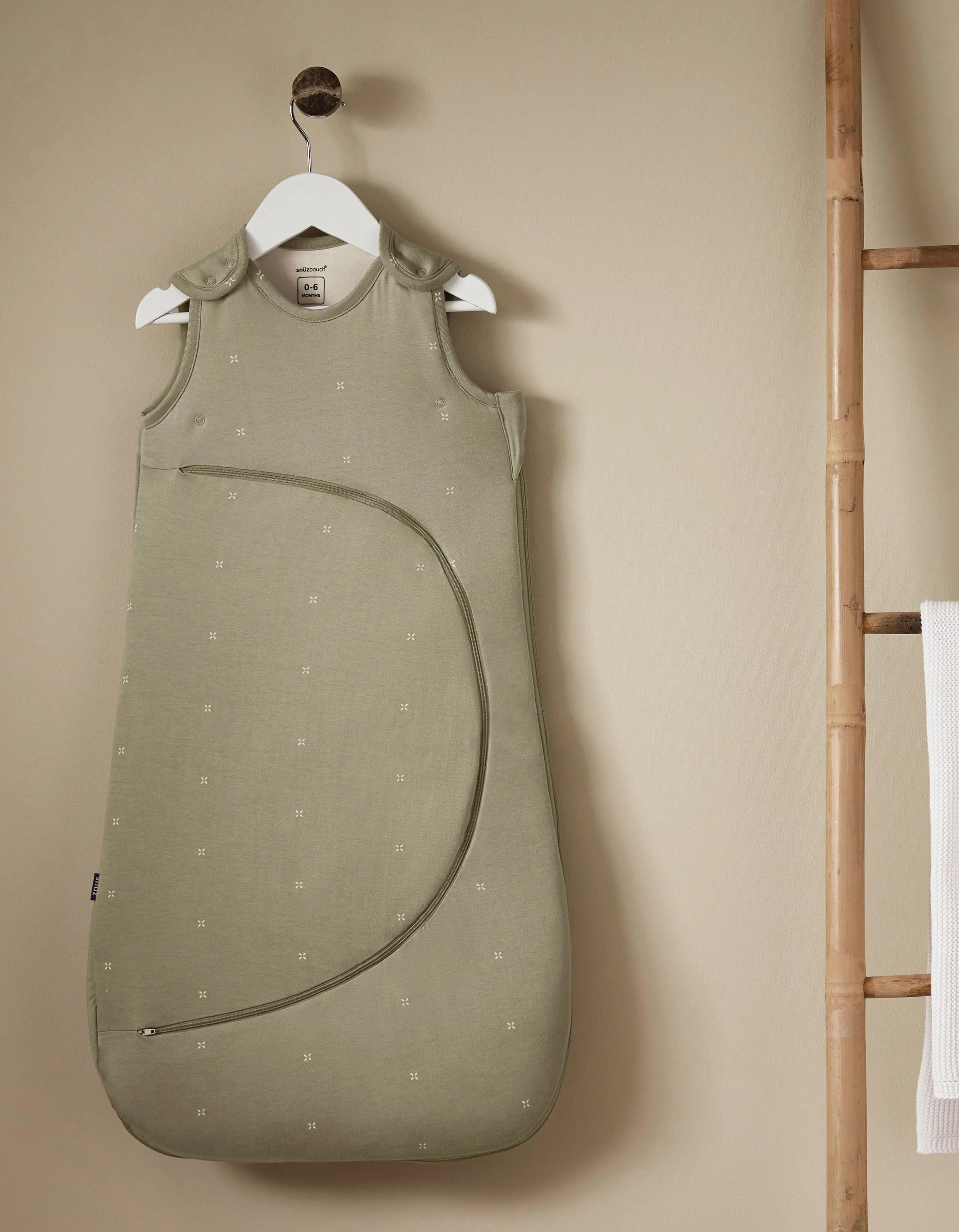Snüz SnuzPouch Schlafsack 1.0 TOG, Sage / Cross