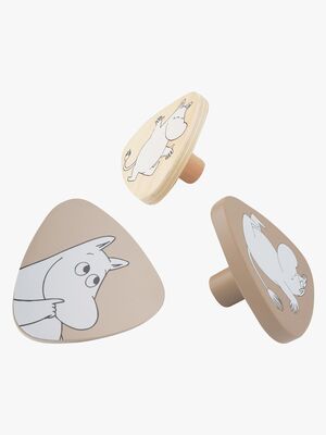 Mumin Haken 3er-Pack, Mehrfarbig