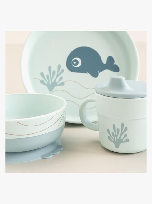 Done By Deer Foodie Geschirr-Set Wally, Blue