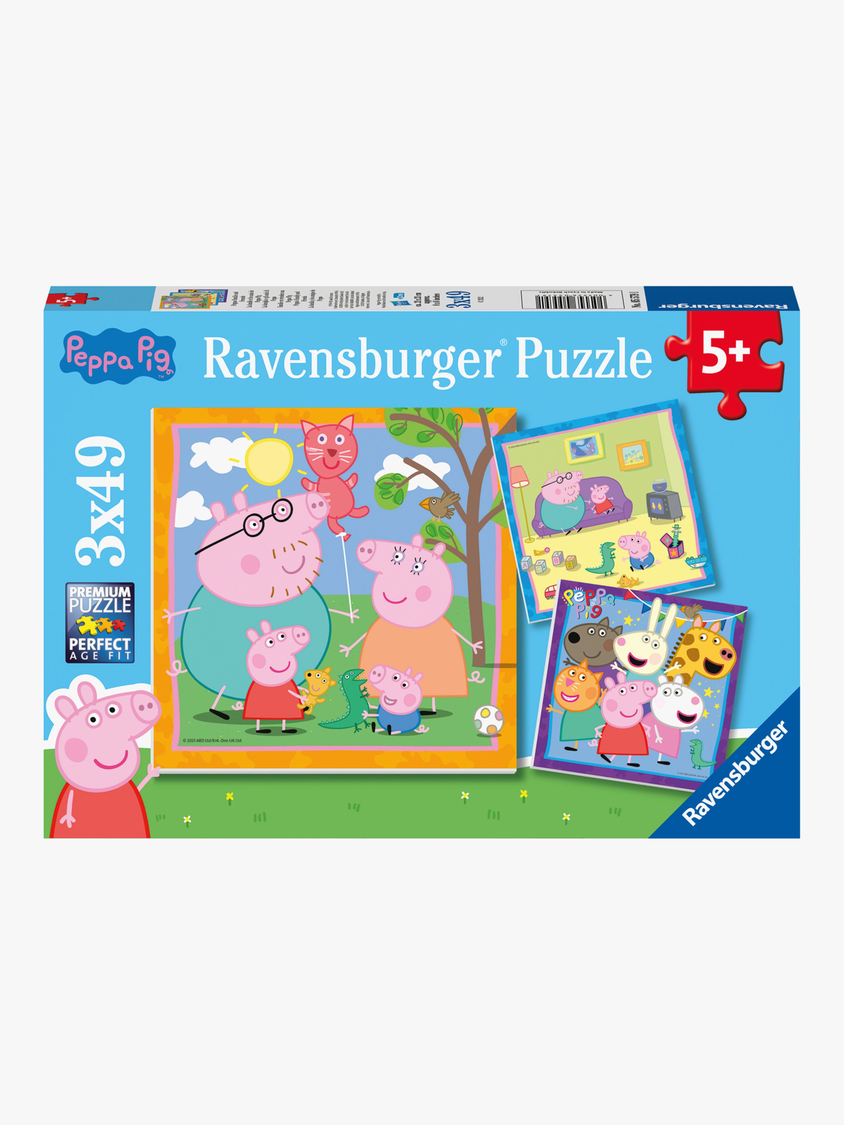 Puzzle Peppa Wutz 3x49 Teile