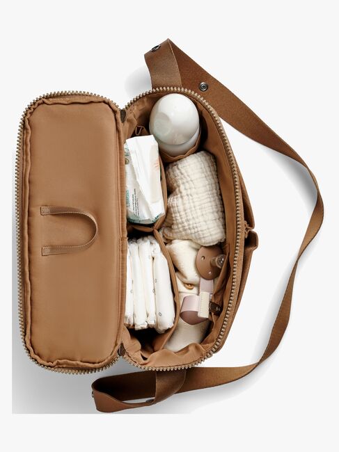 Elodie Organizer, Half Moon Caramel Brown