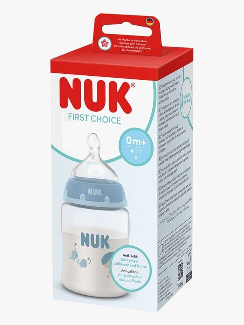 NUK First Choice Babyflasche 150 ml, Whale