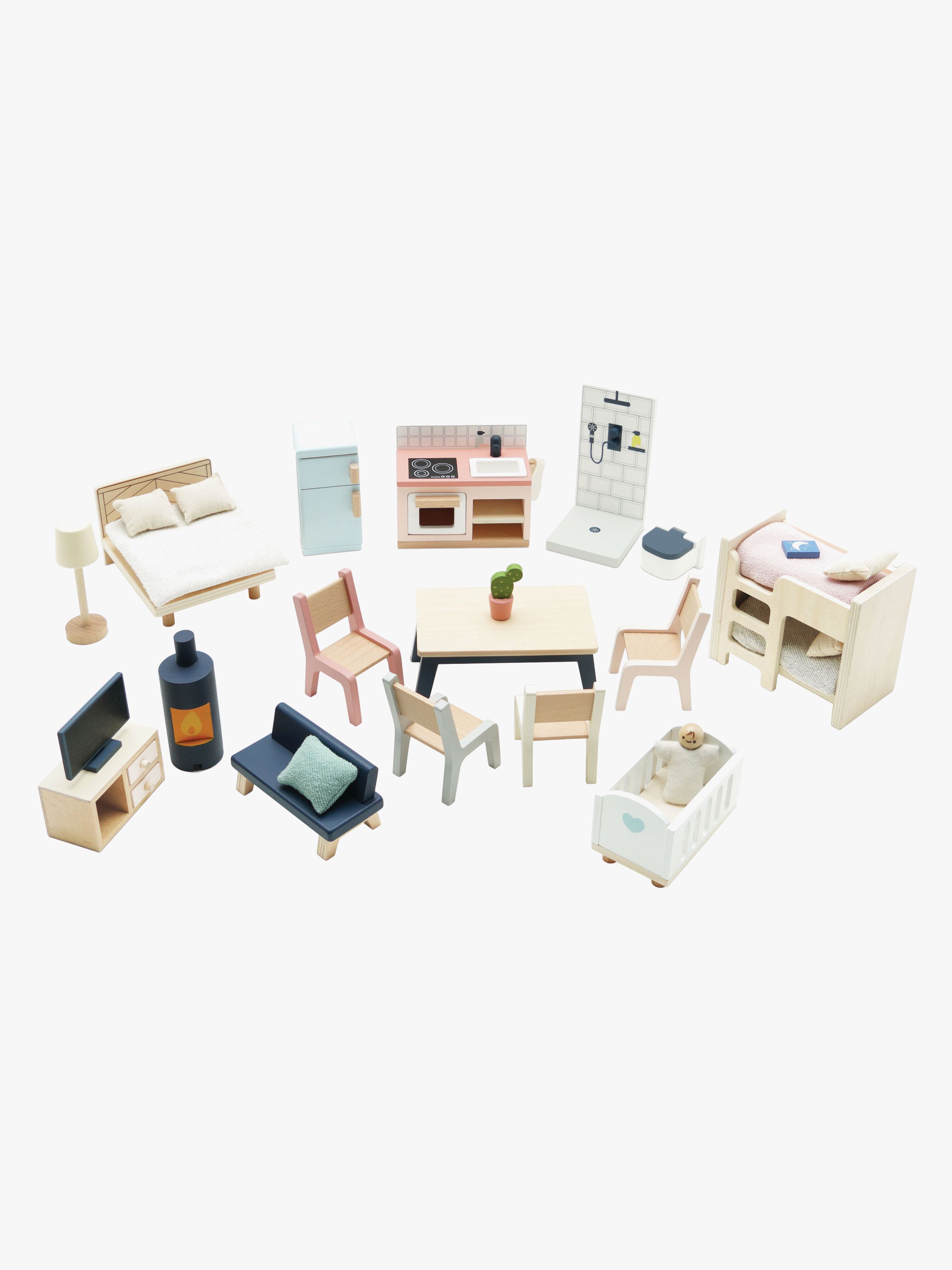 Le Toy Van Puppenhausmöbel Starter-Set 35 Teile