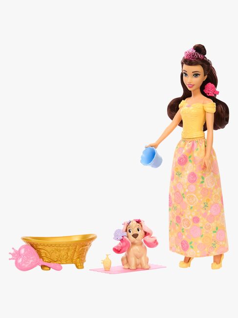 Disney Prinzessinnen Belle Puppe und Hund